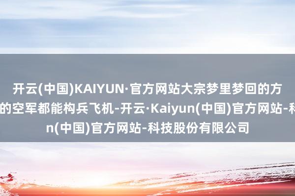 开云(中国)KAIYUN·官方网站大宗梦里梦回的方位……不是扫数的空军都能构兵飞机-开云·Kaiyun(中国)官方网站-科技股份有限公司