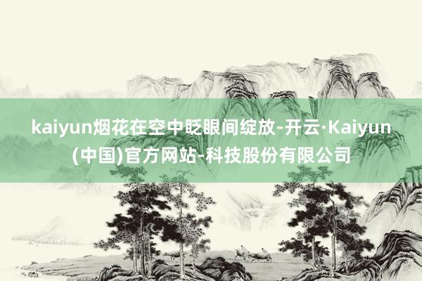 kaiyun烟花在空中眨眼间绽放-开云·Kaiyun(中国)官方网站-科技股份有限公司
