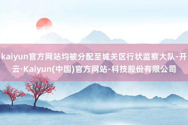 kaiyun官方网站均被分配至城关区行状监察大队-开云·Kaiyun(中国)官方网站-科技股份有限公司